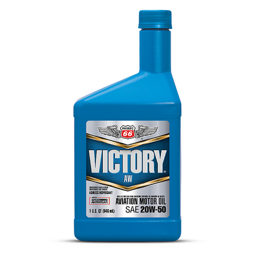 Phillips 66 Aviation Motor Oil SAE VICTORY 20W-50