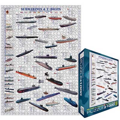 Submarines & U-Boats - 1000-Piece Puzzle