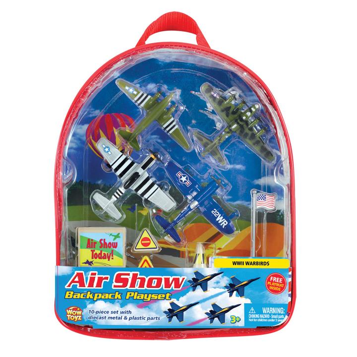 WWII Warbirds Backpack Playset