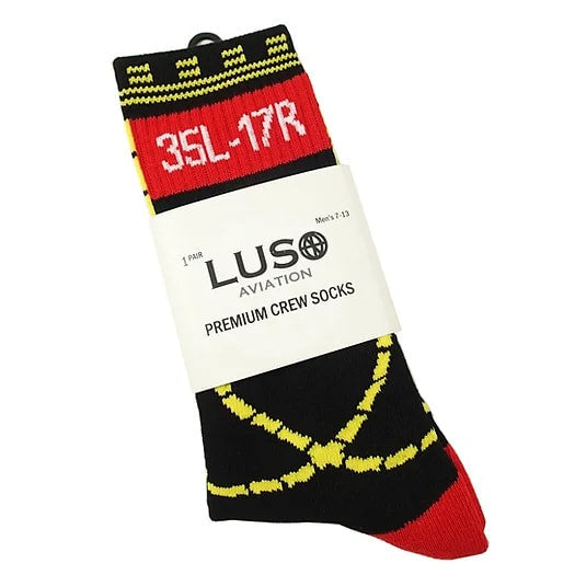Load image into Gallery viewer, TAXIWAY Design, Premium Crew Socks, 1-Pair
