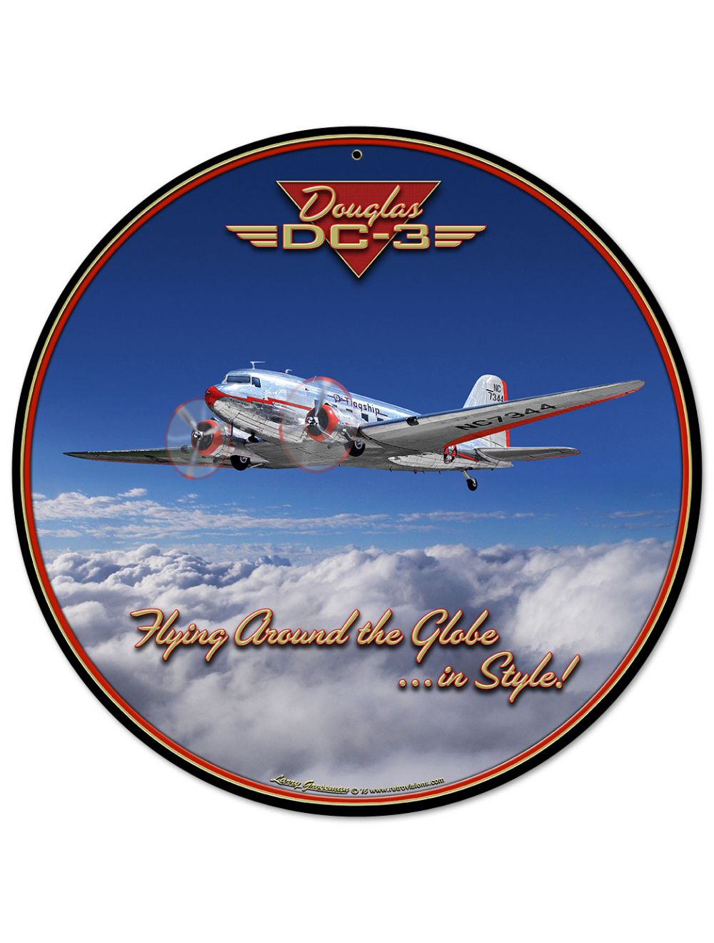 Douglas DC-3 Metal Sign - LG724