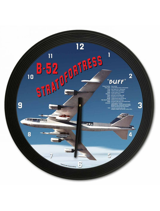 B-52 Buff 18 x 18 Clock - C207