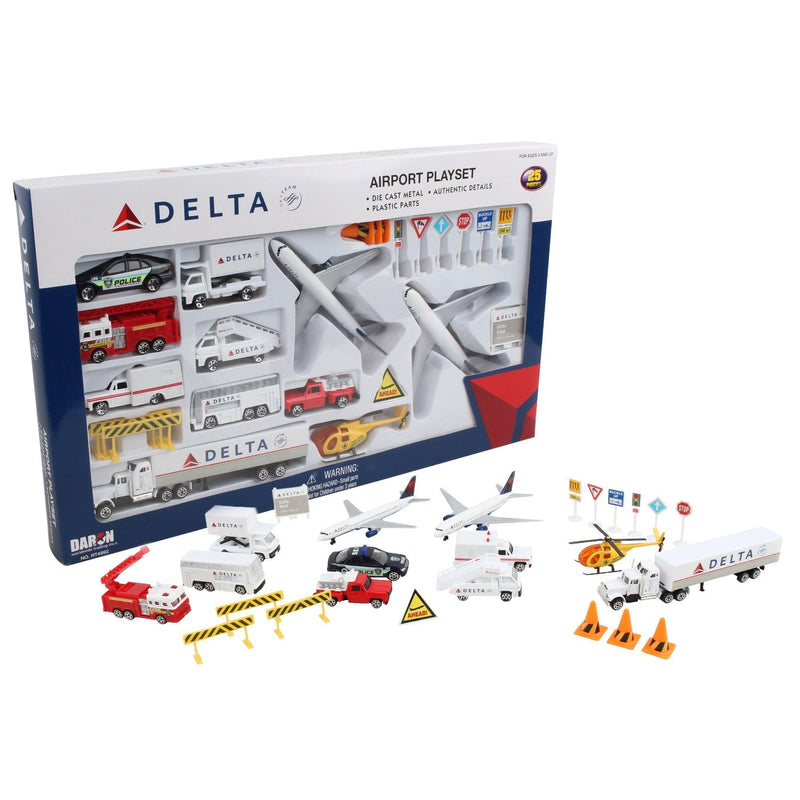 Load image into Gallery viewer, Delta Airlines Airport Playset
