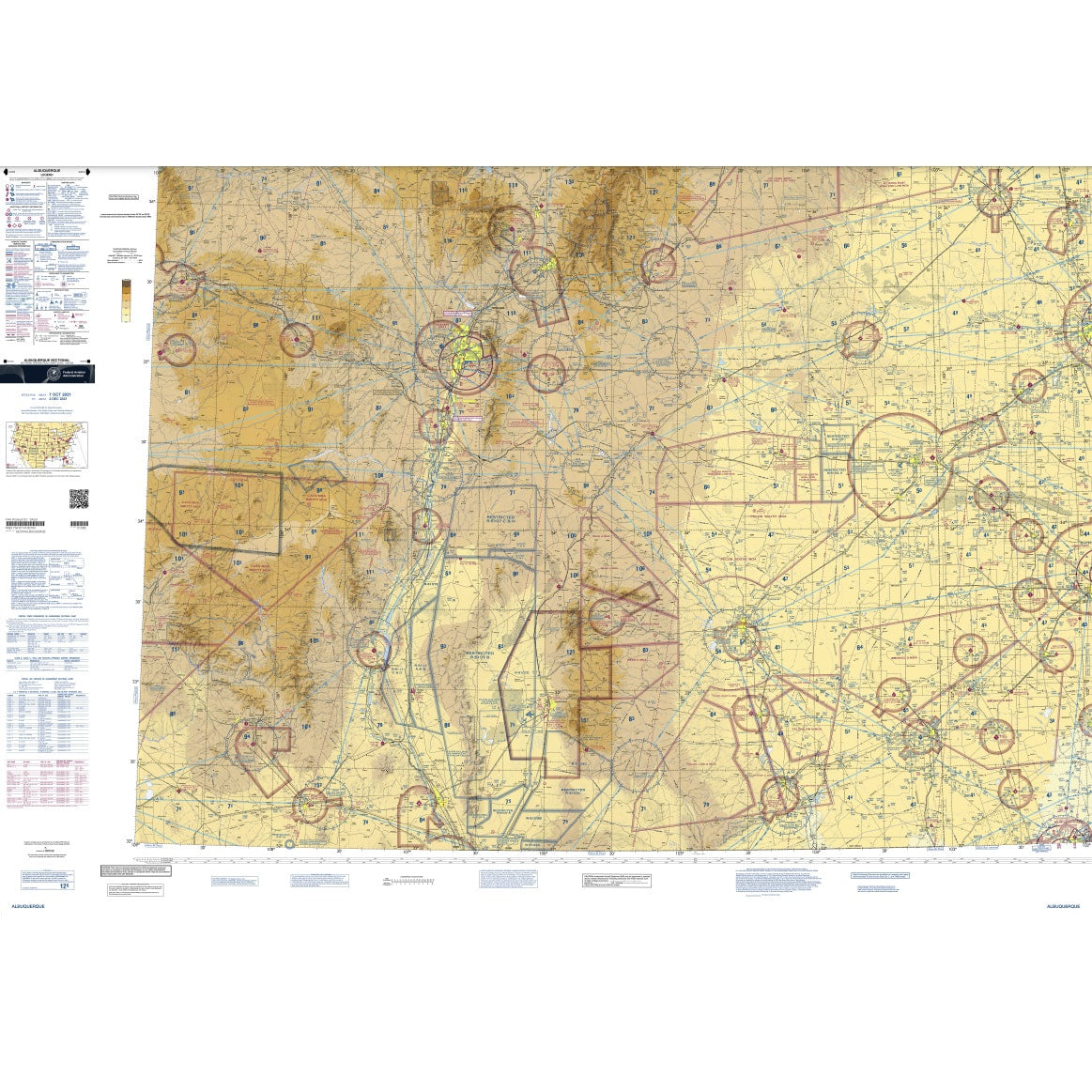 Albuquerque Sectional Chart - Select Cycle Date