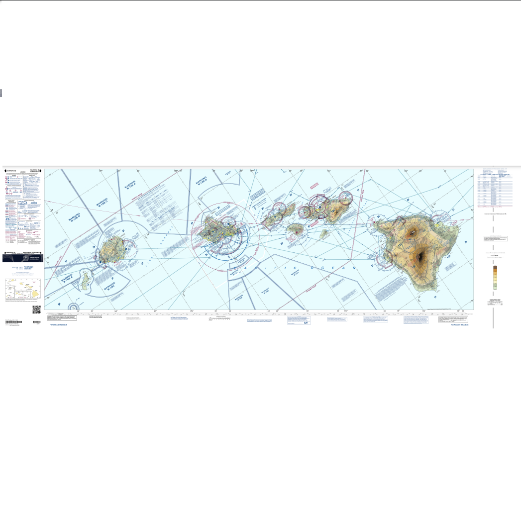 Hawaiian Islands Sectional Chart - Select Cycle Date