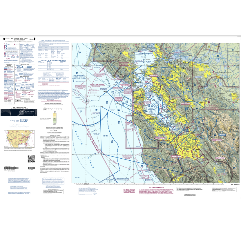 San Francisco Terminal Area Chart - Select Cycle Date