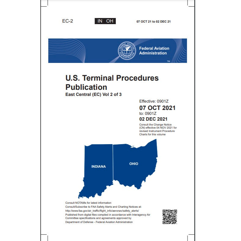 Load image into Gallery viewer, FAA IFR Terminal Procedures Bound East Central (EC-2) Vol 2 of 3 - Select Cycle Date
