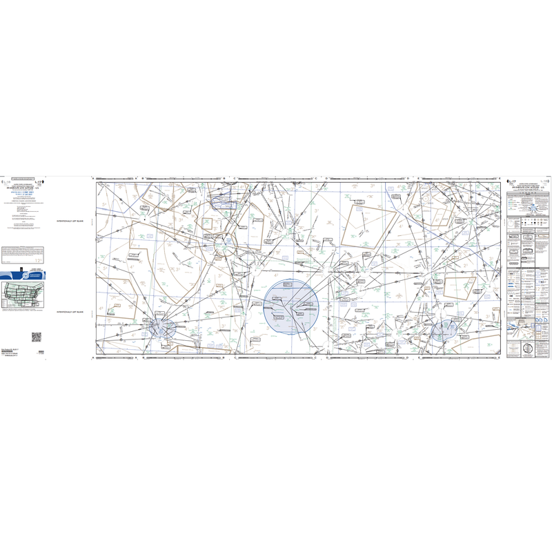 Load image into Gallery viewer, FAA Chart: Enroute IFR Low Altitude Chart US (L-Charts) - L17/18 - Select Cycle Date
