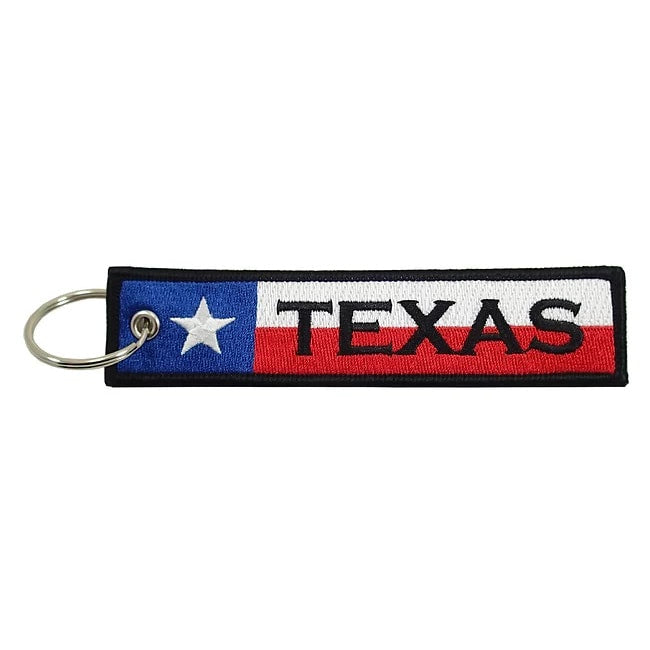 Texas Flag Keychain