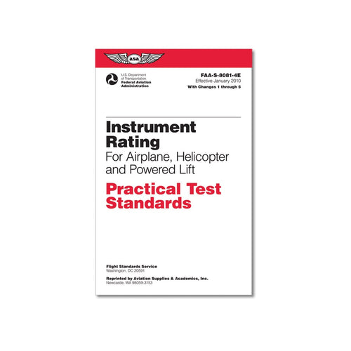 ASA Practical Test Standards: Instrument Rating (Helicopter & Powered Lift) | ASA-8081-4E