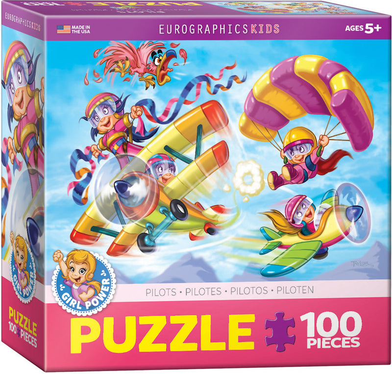 Load image into Gallery viewer, Pilots Girl Power - 100-Piece Puzzle
