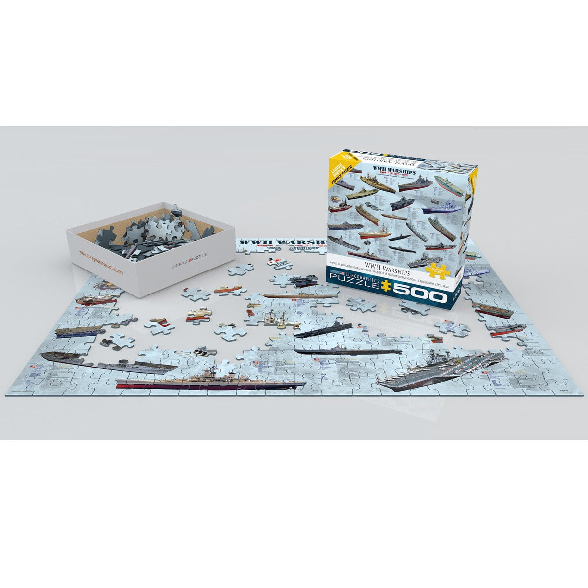 World War II Warships - 500-Piece Puzzle