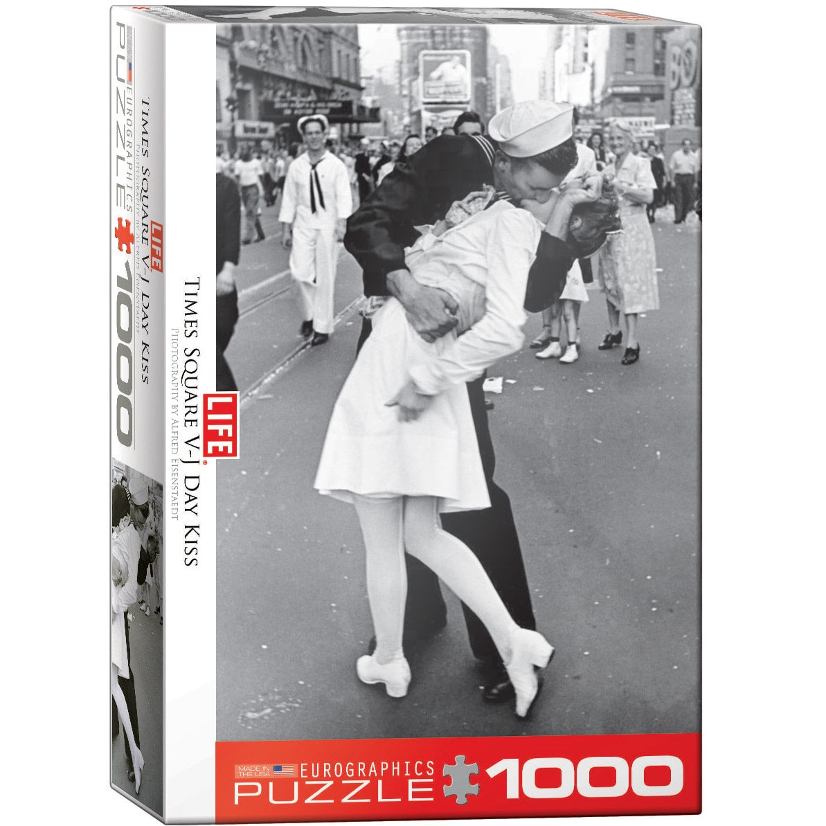 LIFE V-J Day Kiss in Times Square - 1000-Piece Puzzle – Aviation Depot