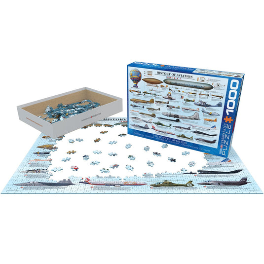 History of Aviation - 1,000 Piece Puzzle
