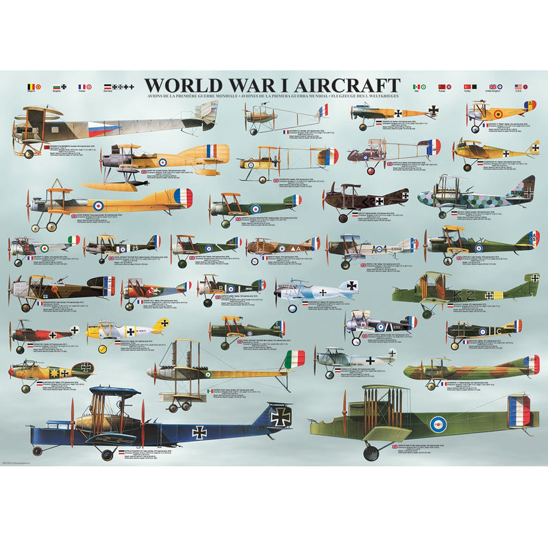 Load image into Gallery viewer, World War I Aircraft - 1000-Piece Puzzle
