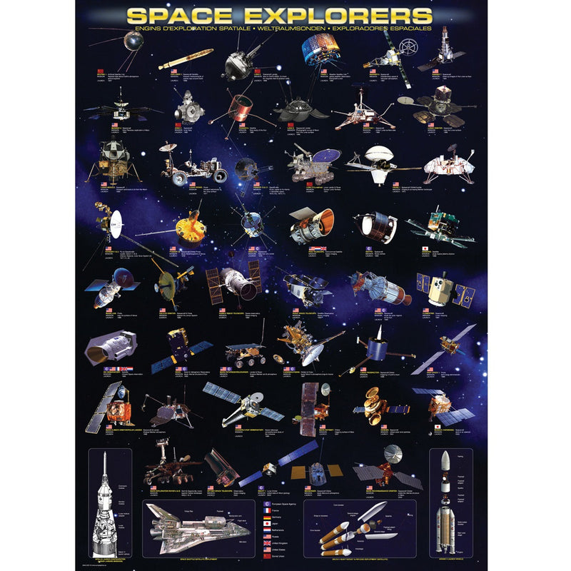 Load image into Gallery viewer, Space Explorers - 1000-Piece Puzzle
