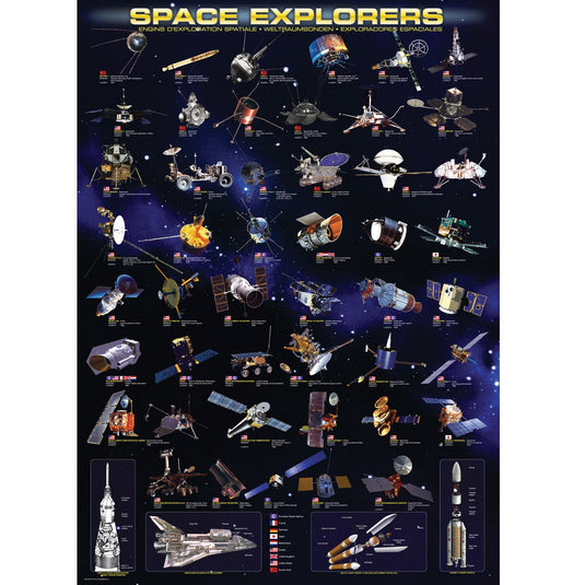 Space Explorers - 1000-Piece Puzzle