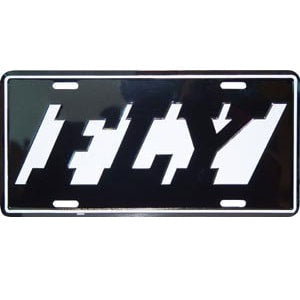 Fly Design License Plate