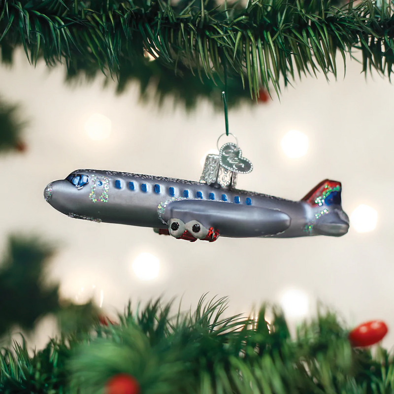 Load image into Gallery viewer, Passenger Plane Ornament
