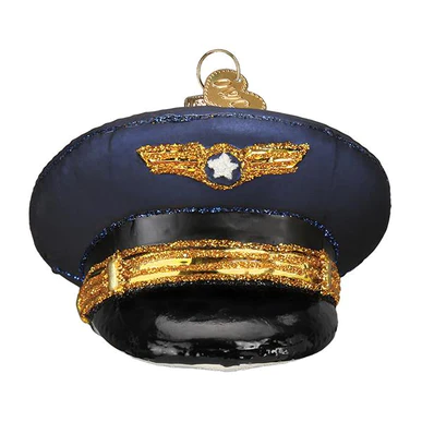 Load image into Gallery viewer, Pilot&#39;s Cap Ornament
