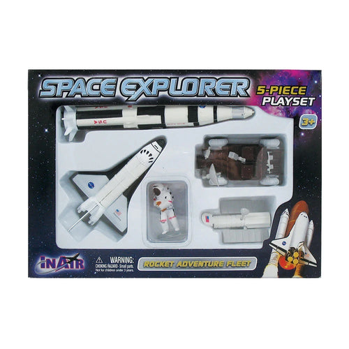 Space Explorer - Rocket Adventure Fleet Playset - 5-piece Set
