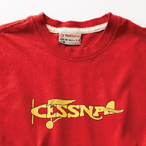 Red Canoe Cessna Plane Men's T-Shirt