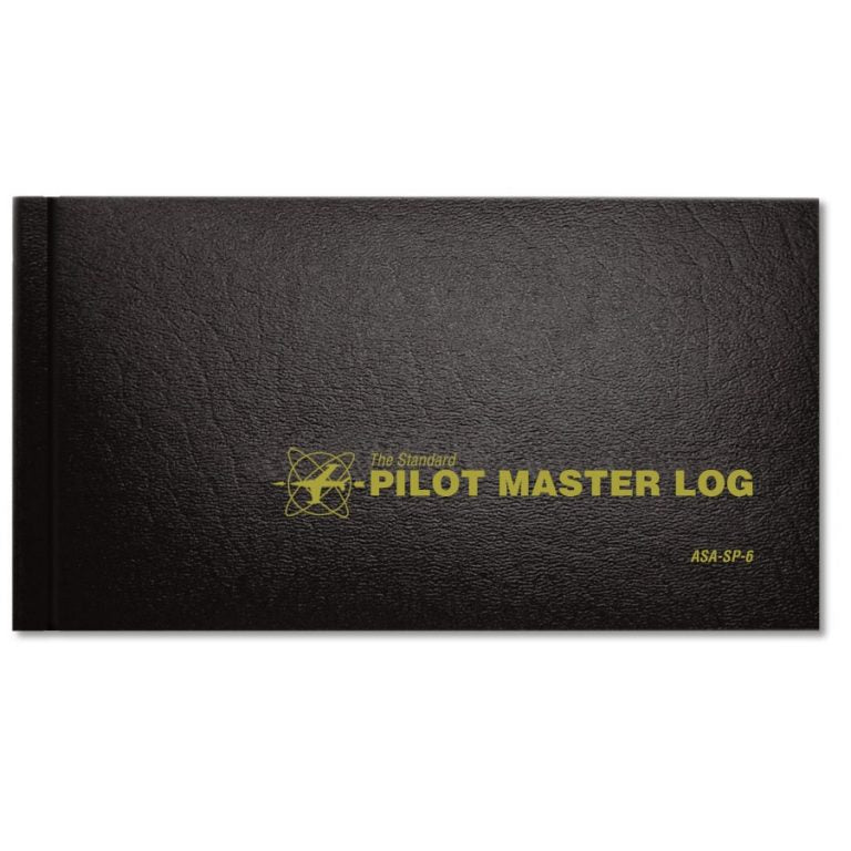 ASA Aircraft Logbook - Green Softcover, Official Pilot Logbook Part # ASA-SA-1