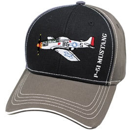 P-51 Mustang Embroidered Hat
