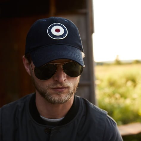 Red Canoe RAF Roundel Cap - Navy