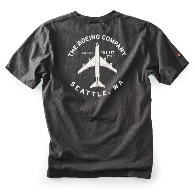 Red Canoe Boeing T-Shirt - Slate