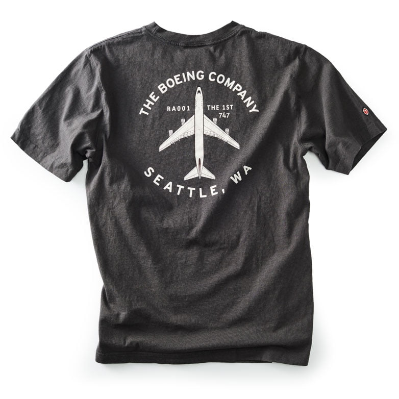 Load image into Gallery viewer, Red Canoe Boeing T-Shirt - Slate
