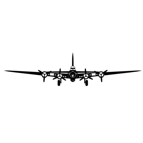 B-17 Flying Fortress Silhouette Sign - PS384
