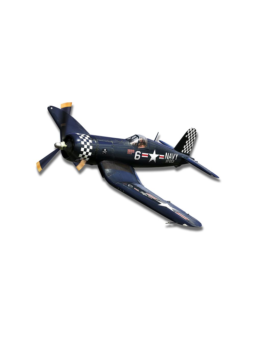 F4U Corsair Cut-Out Metal Sign - LG884