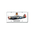 P-47D Thunderbolt License Plate - DP014