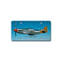 P-51 Mustang License Plate - Colored Back - LP044