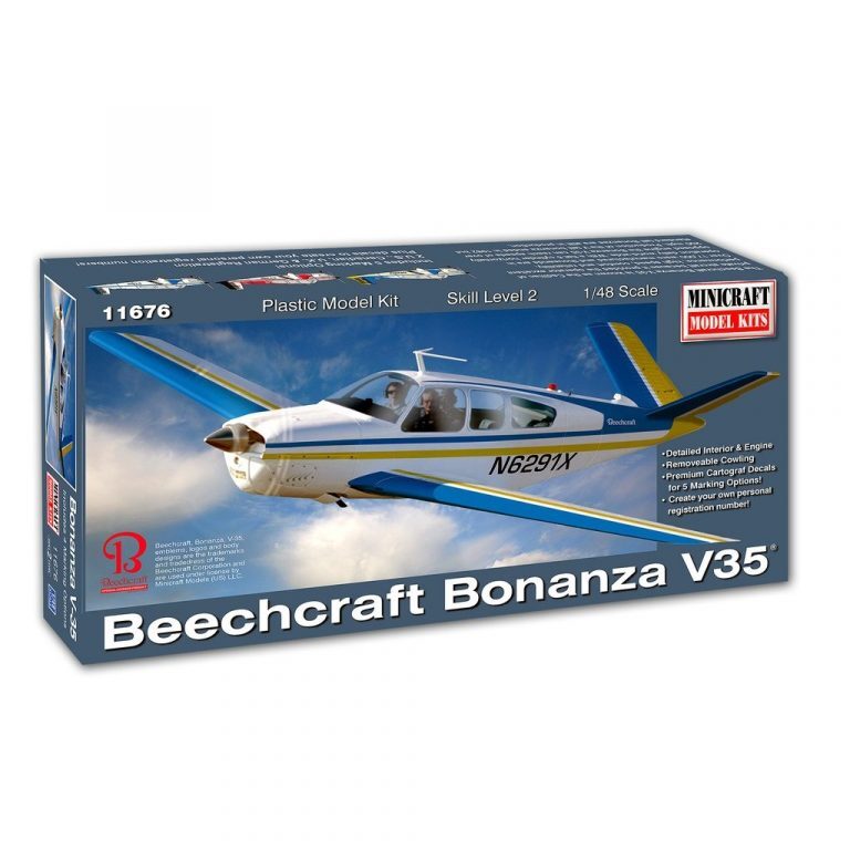 Load image into Gallery viewer, 1/48 Beechcraft Bonanza V35 Model
