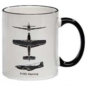 P-51 Mustang Spotter Mug