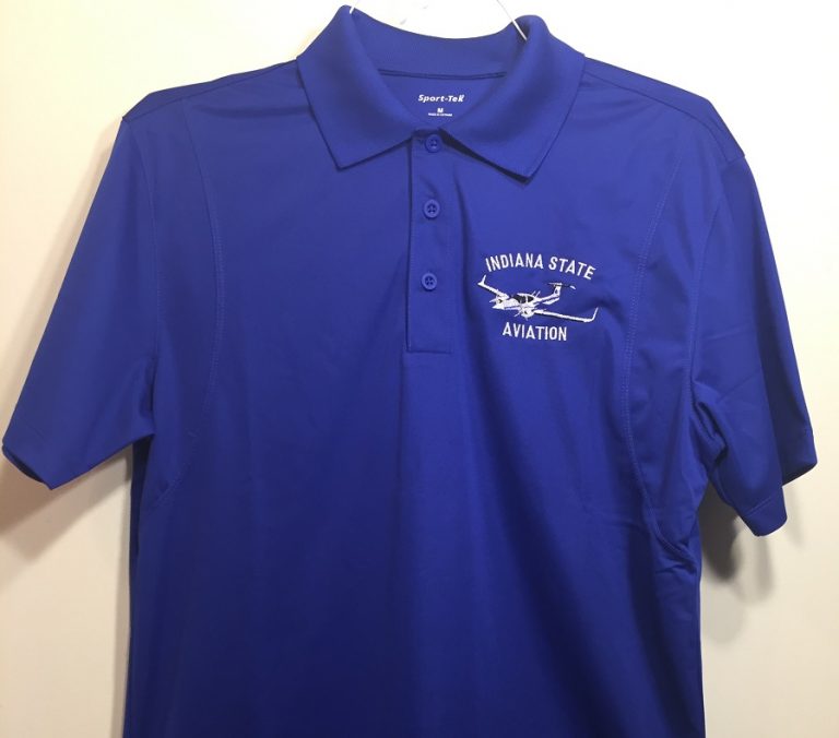 Indiana State Aviation Polo Shirt