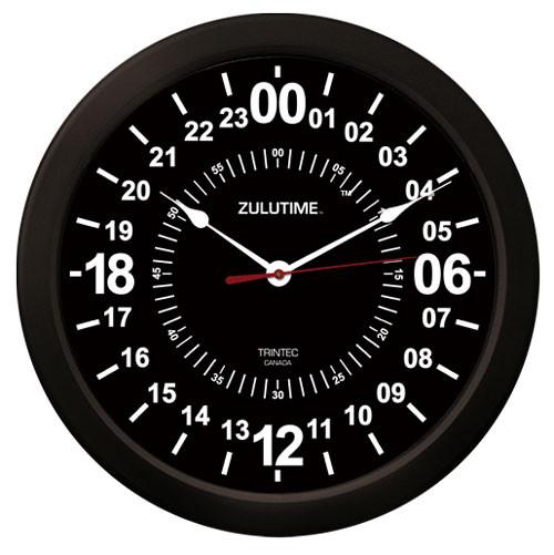 14" ZULUTIME™ 24-Hour Clock - Select Color