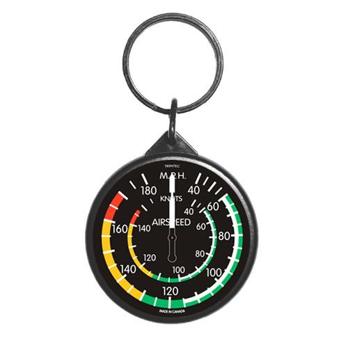 2" Classic Airspeed Round Keychain - KCR61