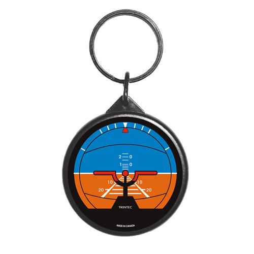 2" Classic Artificial Horizon Round Keychain - KCR63