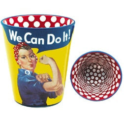 Rosie The Riveter Glass Shot Glass