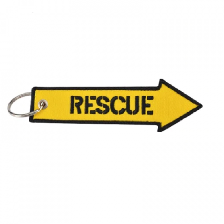 Rescue Arrow Keychain