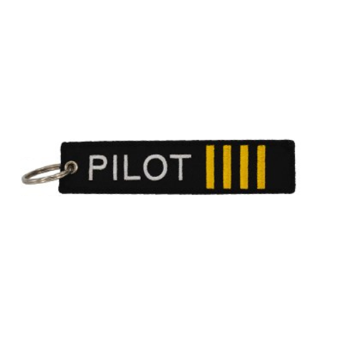 Pilot Captain Keychain