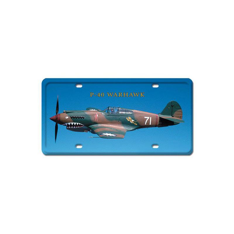 P-40 Warhawk License Plate - LP033